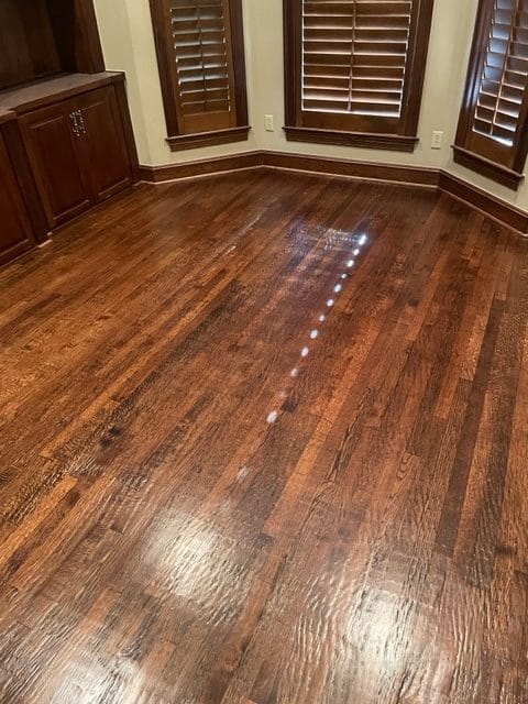 Laminate wood flooring