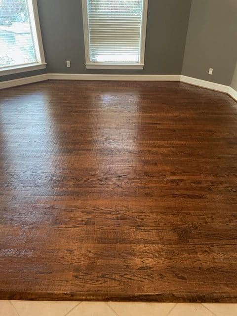 Engineered wood floor