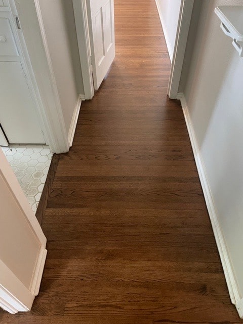 hardwood flooring after install