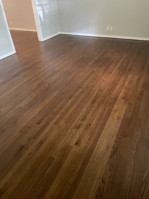 dark hardwood flooring install