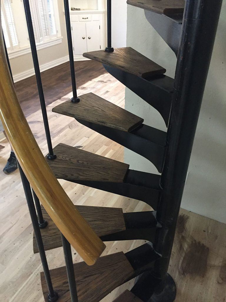 Wooden stairs