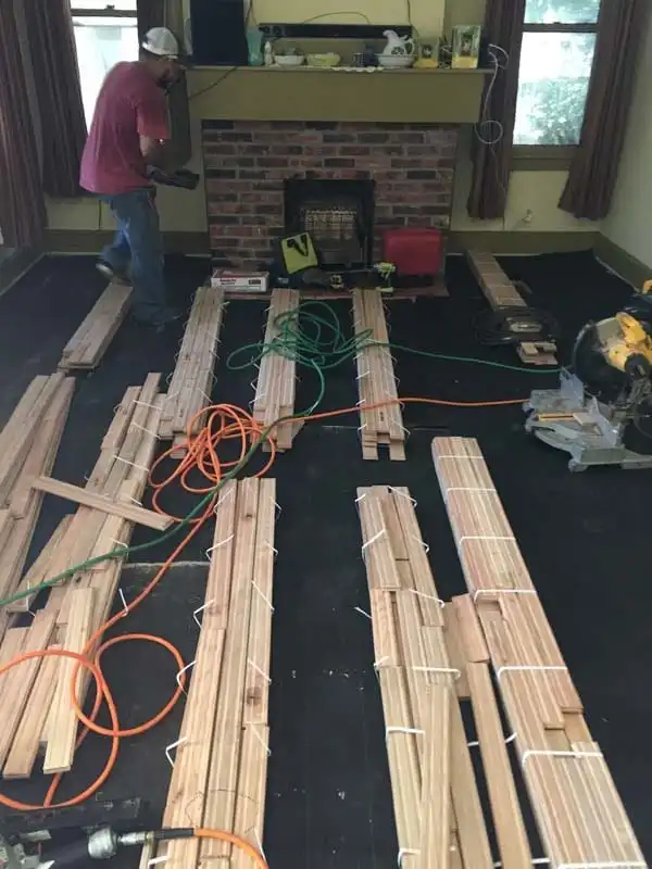 Hardwood Flooring Install