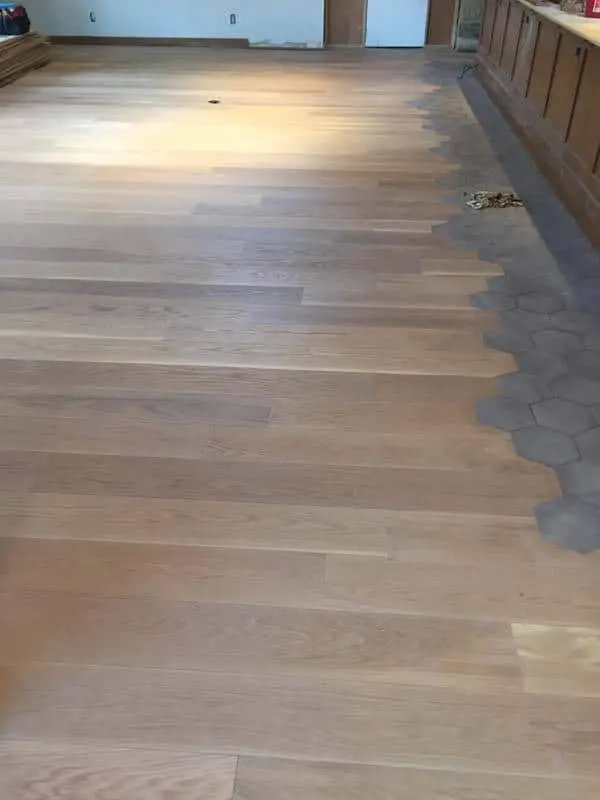 Southlake Country Club Hardwood Floor Finished Install Image
